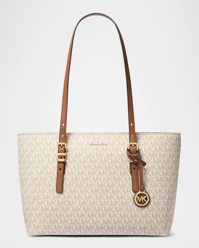 Quinn Medium Signature Logo Tote Bag